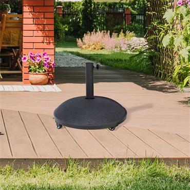 Parasol Base with Wheels 25kg