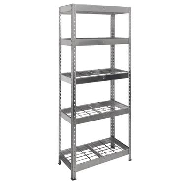 Galvanised Boltless Industrial Shelving 5 Shelves
