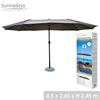 Double Parasol 4.5x2.65x2.45m