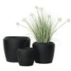 Lewis Black Recycled Plastic Planter Set