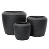 Lewis Black Recycled Plastic Planter Set