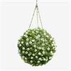 Topiary White Rose Ball 30cm