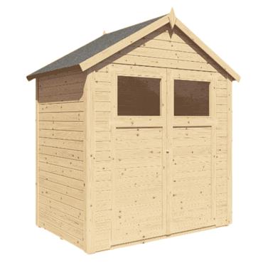Shed 6 x 4ft With 2 Windows