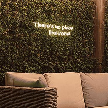 Neon Wall Sign - There’s no place like home - 38cm LED LV