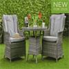 The Riviera Collection Bistro Set Dark Grey