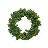 Luxury Green Wreath 60cm with BO 60 Warm White Lights