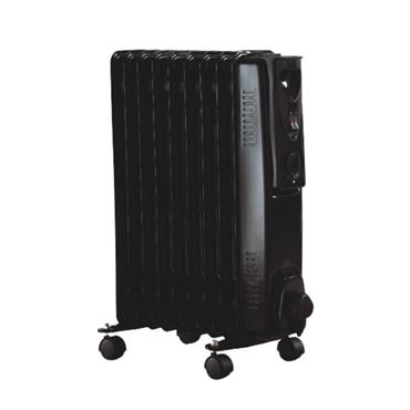 Black Oil Filled Radiator 9 Fin 2000W