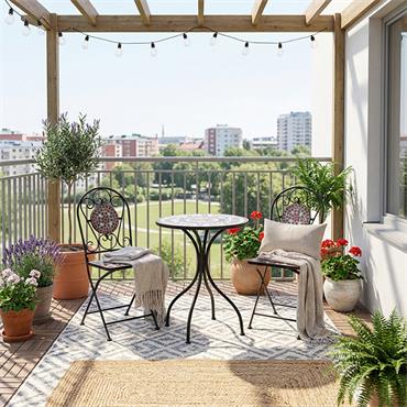 Largos Mosaic Bistro Set