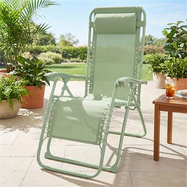 Zero Gravity Relaxing Chair - Light Green