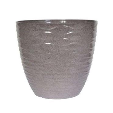 Windermere Glazed Planter Grey 33cm