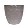 Windermere Glazed Planter Grey 33cm