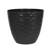 Windermere Glazed Planter Charcoal 33cm