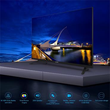 N18 50" Smart TV UltraSlim Frameless Design 4K UHD DLED Smart TV with webOS 