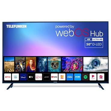 N18 50" Smart TV UltraSlim Frameless Design 4K UHD DLED Smart TV with webOS 