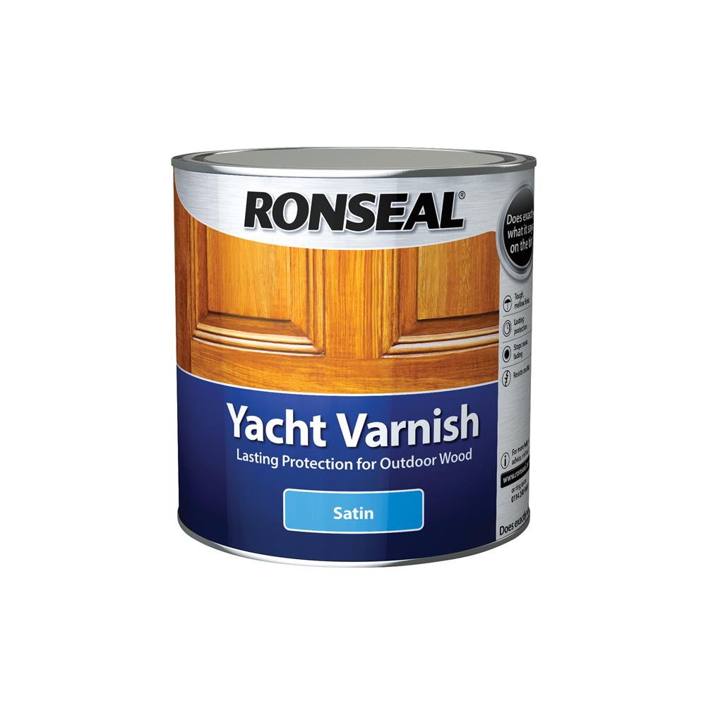 Ronseal Yacht Varnish Satin 2.5L Homevalue DIY & Builders Merchants Ireland