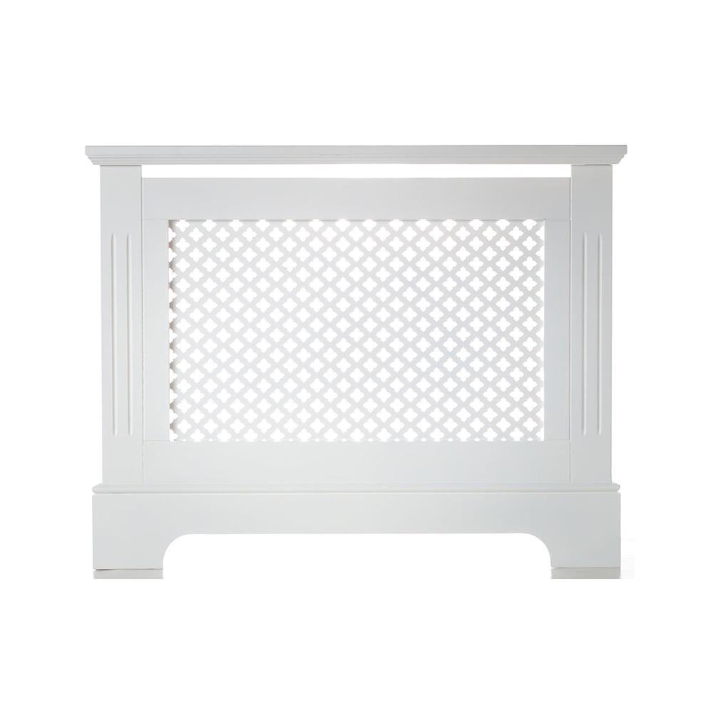 Tema Georgian White Radiator Cover Medium Homevalue DIY & Builders ...