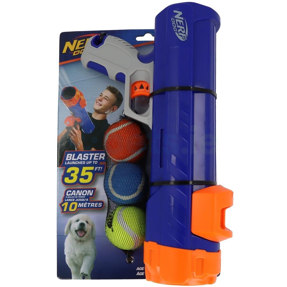 Nerf Tennis Ball Blaster Small Dog & Puppy Toy 35FT Pets.ie Ireland