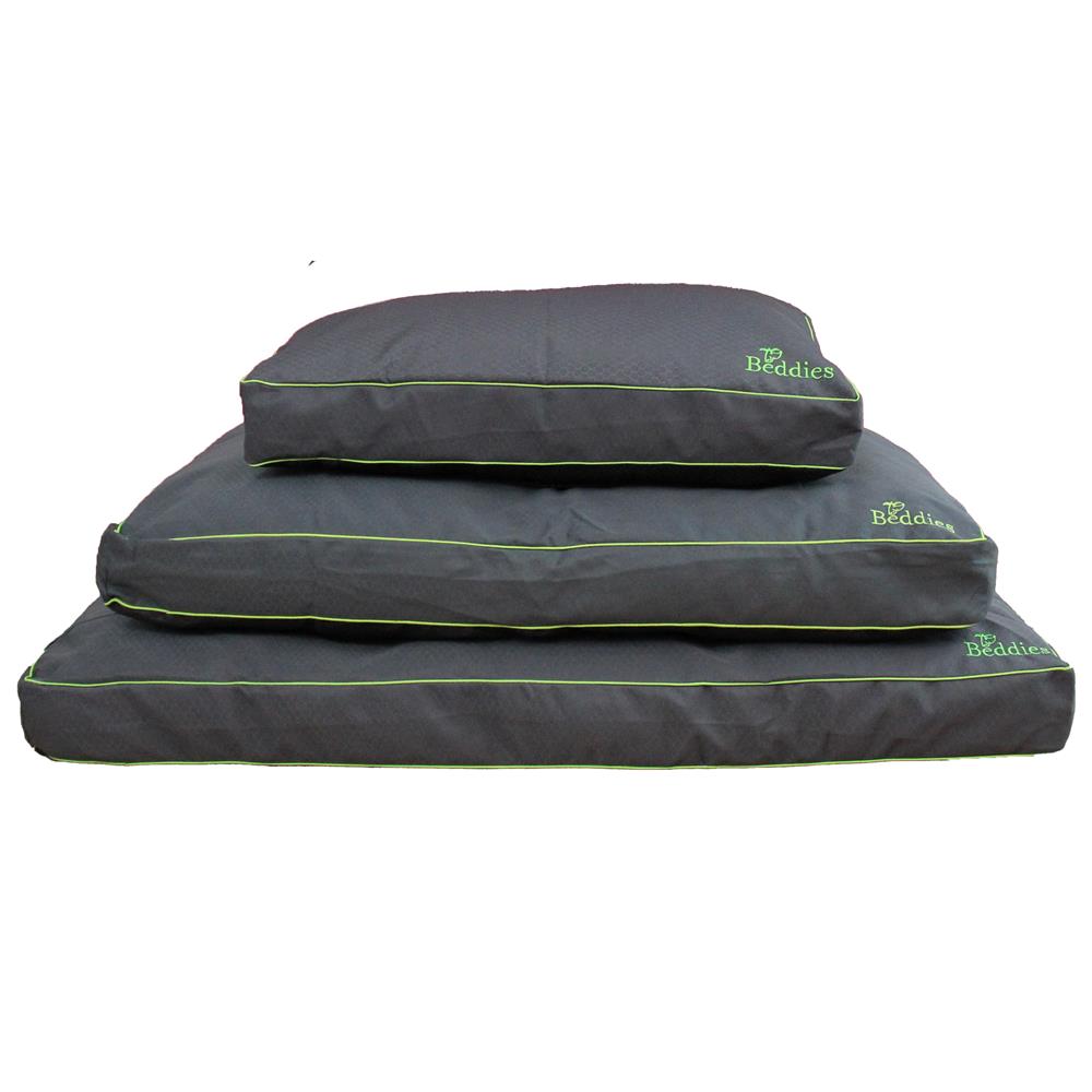 Beddies Waterproof Dog Bed Charcoal/Lime Mattress Pets.ie Ireland