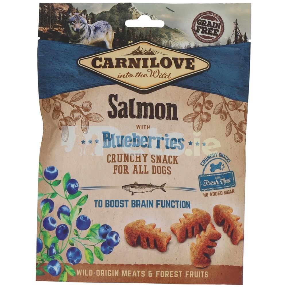 Carnilove Crunchy Treat Salmon With Blueberry Pets.ie Ireland
