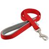 Viva - Padded Dog Lead - Red - 100cm x 1.9cm