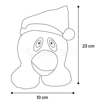 Flamingo Christmas - Lody Penguin with Ball - Dog Toy