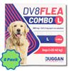 DV8 Flea Combo - Large Dog - Spot On Fleas, Ticks & Lice - 6 Pack