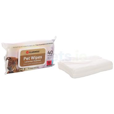 Flamingo Pet Care Wipes - Lavender Scent