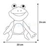 Flamingo Clora - Frog with Squeaker - Dog Toy