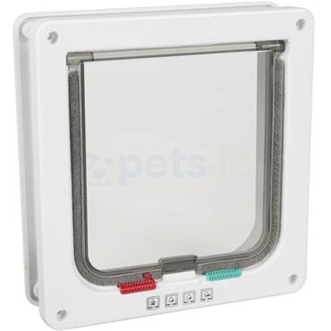 Pets.ie - Cat Flap - 4 Way Locking Door Flap