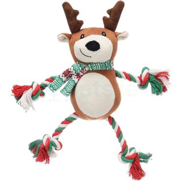 Christmas - Vicente - Reindeer with Rope - Dog Toy