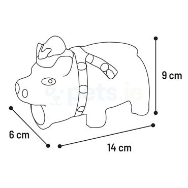 Christmas - Ishaan - Pig - Dog Toy