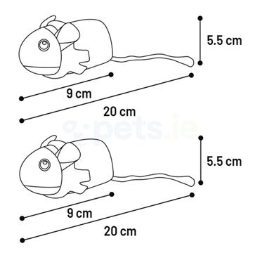 Christmas - Finley - Mice - 2 Pack - Cat Toy