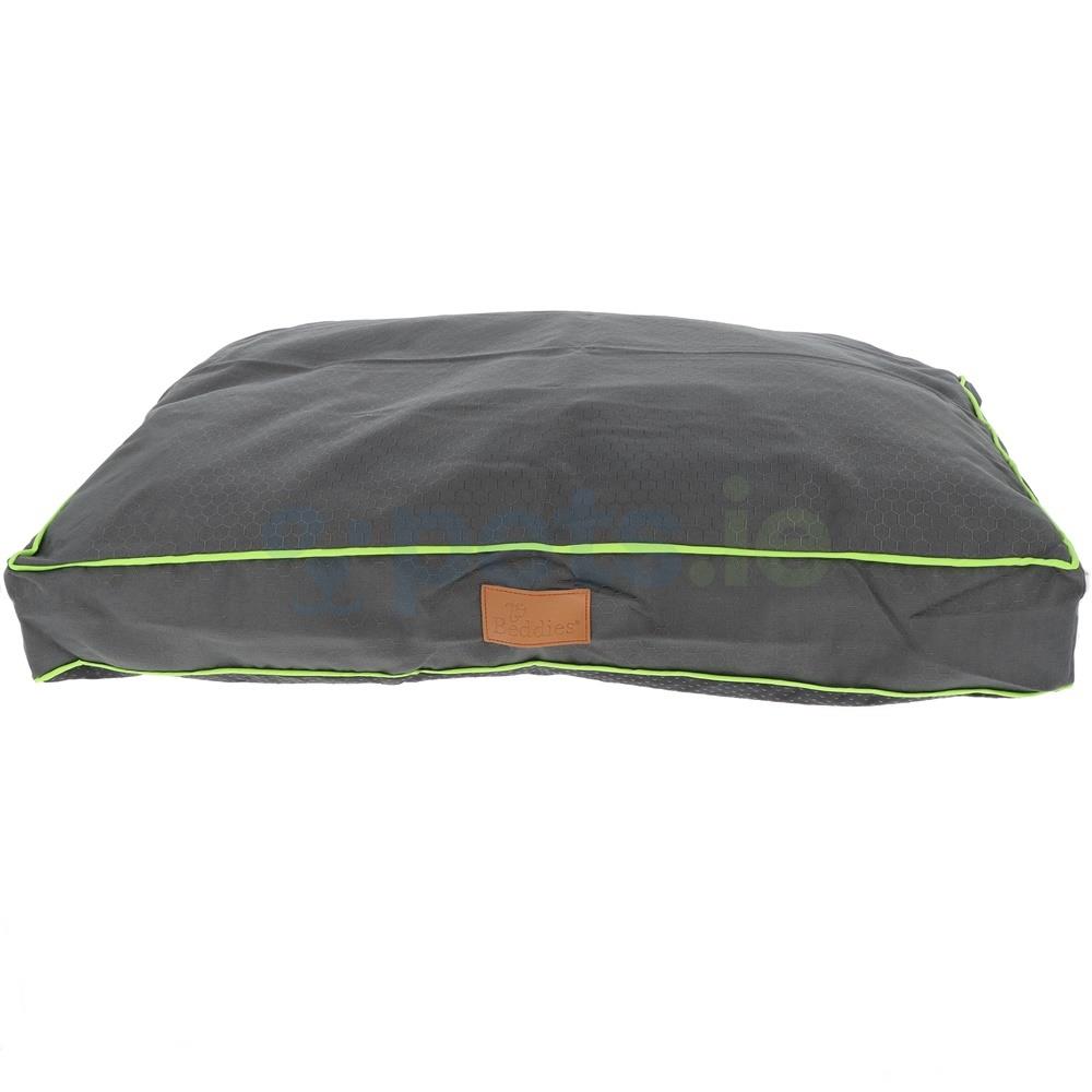 Beddies Dog Bed Waterproof Mattress Charcoal/Lime Pets.ie Ireland