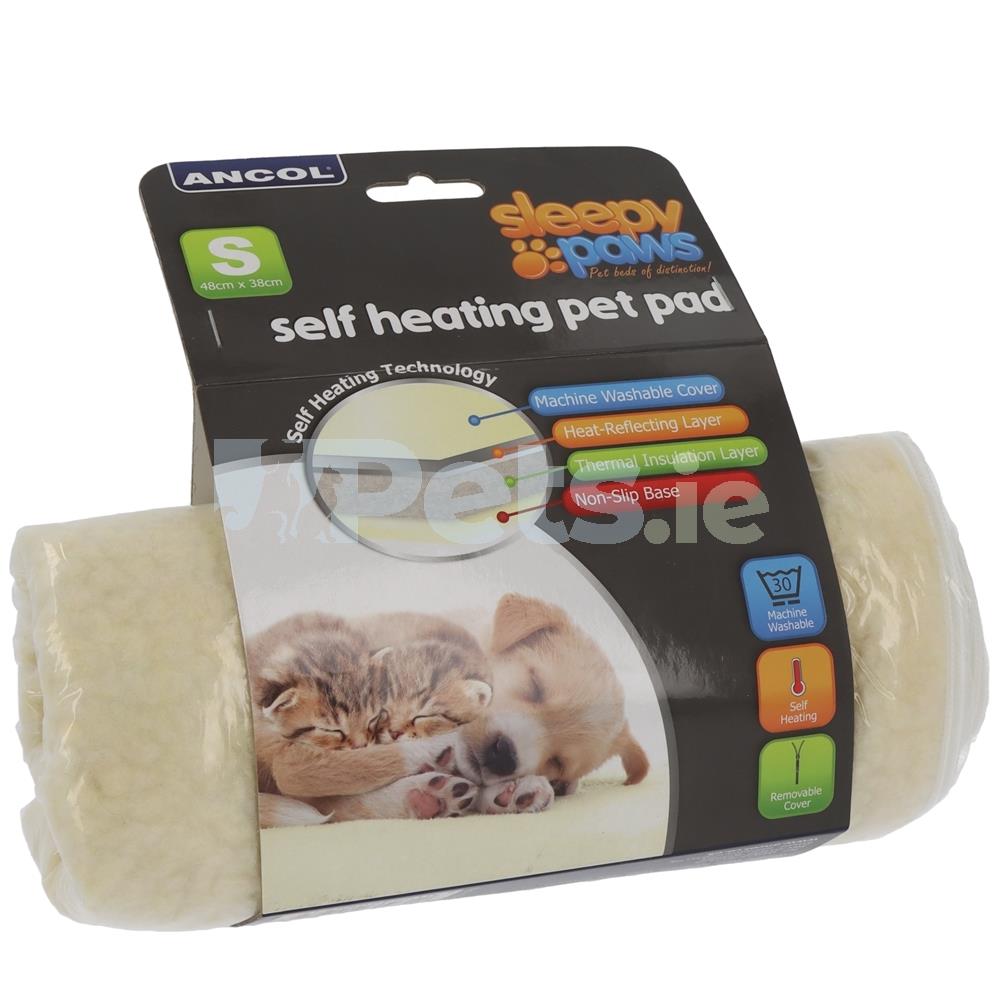 Ancol Self Heating Pet Pad Beige Fleece 3 Sizes Pets.ie Ireland