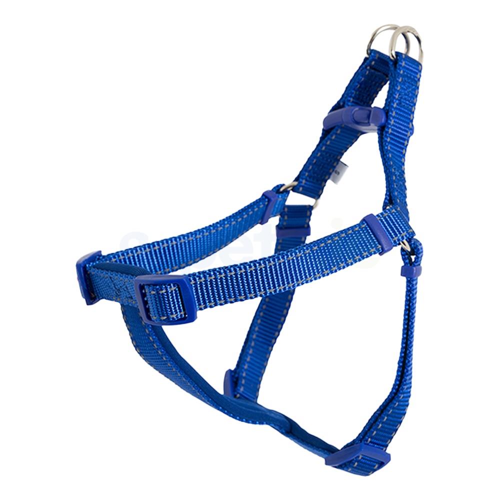 Reflective Padded Dog Harness Blue Pets.ie Ireland