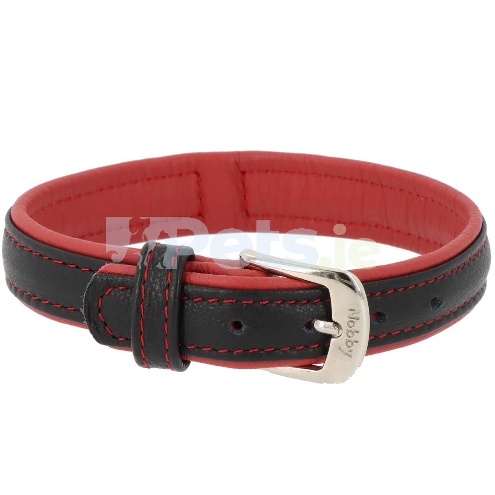Pacific Leather Dog Collar Red Pets.ie Ireland