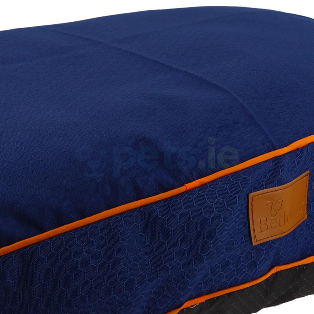 Beddies Waterproof Dog Bed Blue/Rust Mattress Pets.ie Ireland