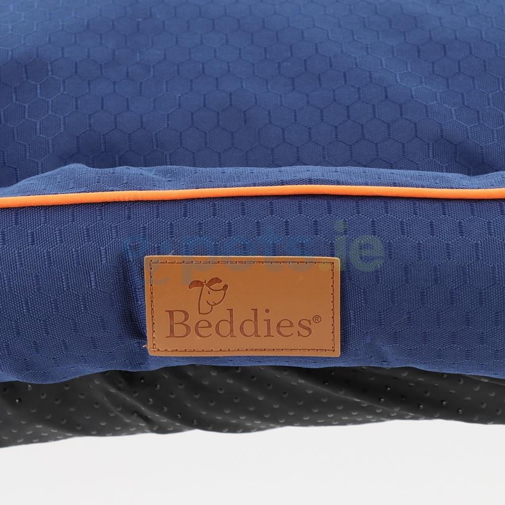 Beddies Dog Bed Waterproof Lounger Blue/Rust Pets.ie Ireland