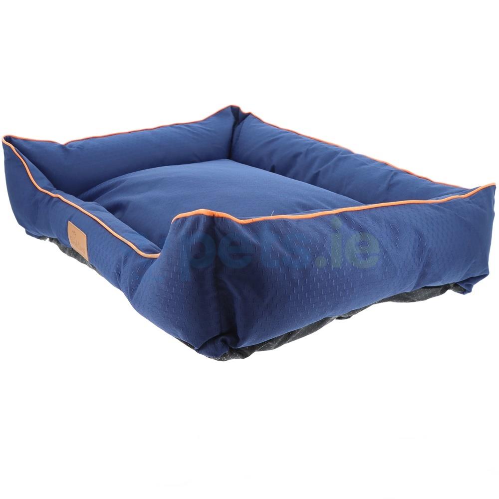 Beddies Dog Bed Waterproof Lounger Blue/Rust Pets.ie Ireland