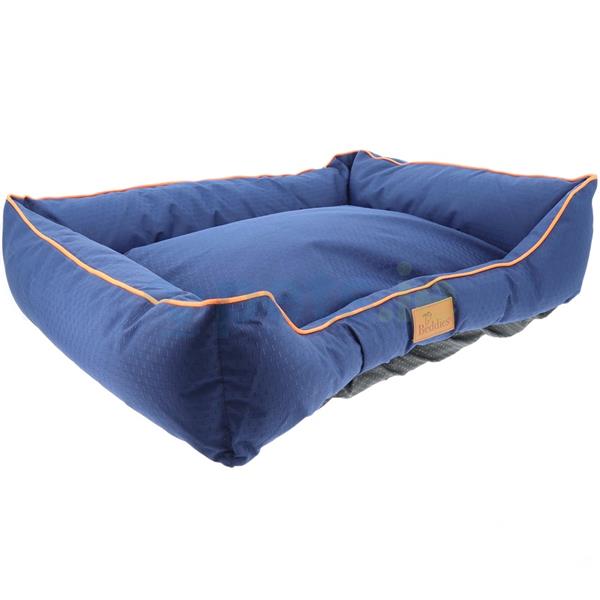 Beddies Dog Bed Waterproof Lounger Blue/Rust Pets.ie Ireland