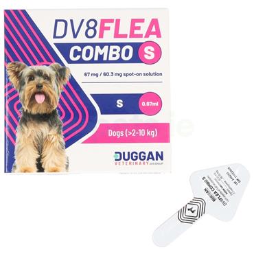 DV8 Flea Combo - Small Dog - Spot On Fleas, Ticks & Lice