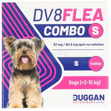 DV8 Flea Combo - Small Dog - Spot On Fleas, Ticks & Lice