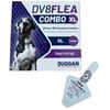Duggan Veterinary DV8 Flea Combo - Spot On Fleas, Ticks & Lice - Extra Large Dog