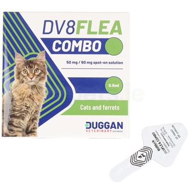 DV8 Flea Combo - Cats & Ferrets - Spot On Fleas, Ticks & Lice