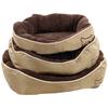 Flamingo Chipz Rectangle Dog Bed - Brown