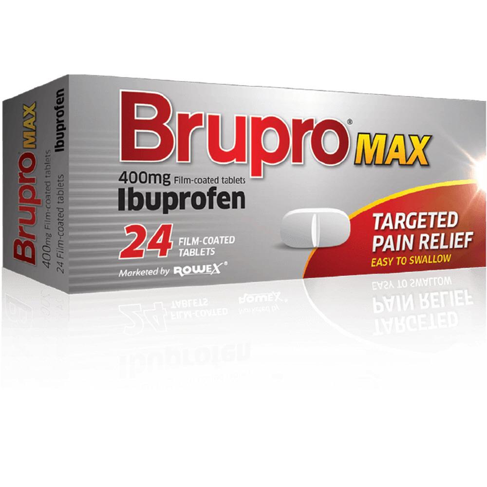 Brupro Max Ibuprofen 400mg 24s Cottage Pharmacy Drogheda Drogheda