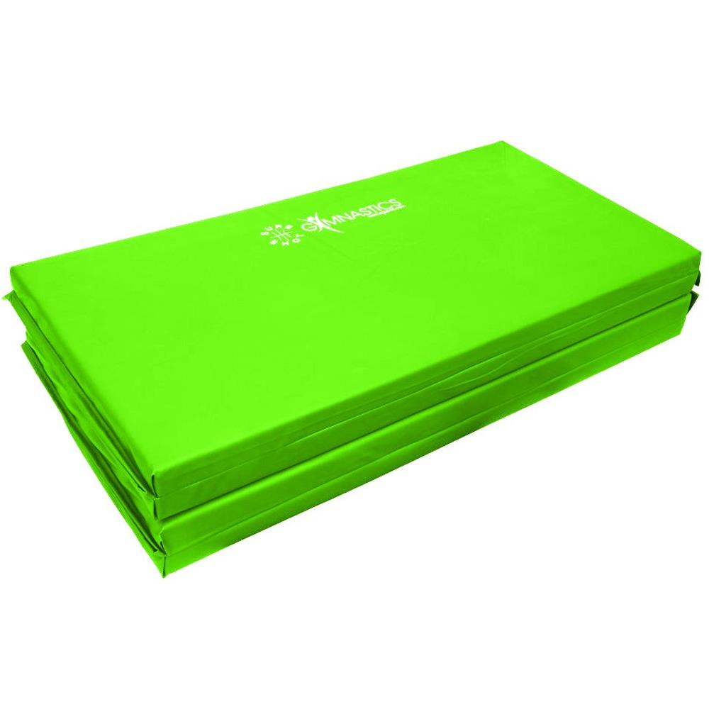 Sure Shot Foldable Gymnastics Mat (Lime Green) 50mm
