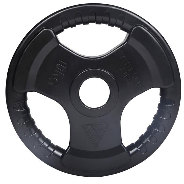 10kg Hit Fitness Rubber Radial Olympic Weight Discs