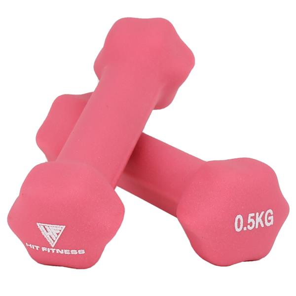 Hit Fitness Neoprene Studio Dumbbells 0.5kg McSport Ireland