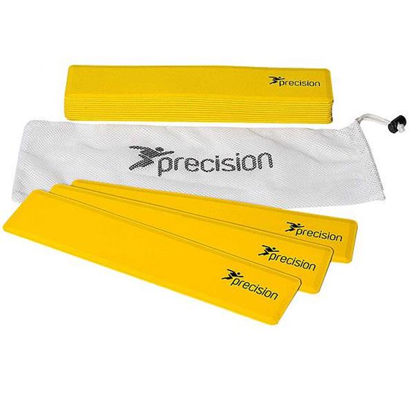 Precision Rectangular Shaped Rubber Markers Yellow ( Set of 15 ) McSport Ireland